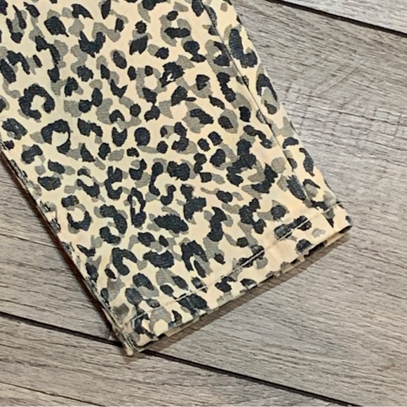 William Rast Cheetah Print Perfect Ankle Skinny Stretch Jeans - Picture 5 of 12